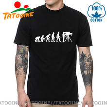 Camiseta masculina tatooine, camisa de manga curta de algodão para homens e mulheres, com gola redonda, para programa de tv e filmes 2024 - compre barato