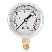 Y60 medidor de medidor de pressão de vácuo cheio de óleo radial de alta precisão para o calibre de pressão do óleo da maquinaria 2024 - compre barato