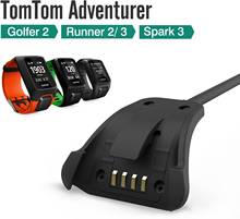 Подходит для TomTom Adventurer Golfer2 Runer2 3 Spark Spark3 запасное зарядное устройство База с USB Смарт-часы зарядное устройство Стенд адаптер 2024 - купить недорого