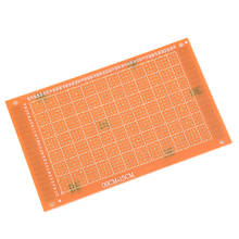 Placa universal pcb protótipo lado único, 9x15 9*15cm, placa de cobre baquelite experimental, placa de cobre, circuito amarelo 2024 - compre barato