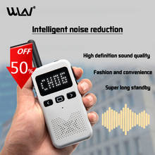 Mini rádio comunicador portátil wlp com tela oculta, walkie talkie, modelo dcs, ksm3, duas vias 2024 - compre barato