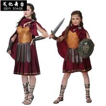 A grego soldado romano gladiador roupa feminina fantasia masculina medieval cosplay king slayer roupas de dia das bruxas vestido como 2024 - compre barato