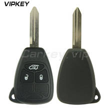 Remotekey remoto cabeça chave do carro 3 botão 434 mhz para dodge jcuv jeep compass chrysler 300c 04589199ac 2024 - compre barato