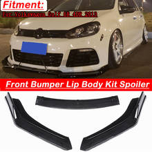 3PCS Car Body Kit Protector Diffuser Front Bumper Lip Splitter Spoiler  Accessories For VW For Golf 4DR 6R 2013 2024 - buy cheap