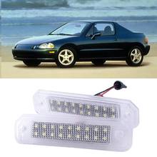 Car LED Number License Plate Lights Lamp for Honda Civic Del Sol Trunk 1993-1997 2024 - buy cheap