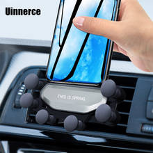 Универсальная автомобильная подставка для крепления на вентиляционное отверстие гравитационный Автомобильный держатель для телефона для iPhone 11 Pro X Samsung Xiaomi Huawei P20 2024 - купить недорого