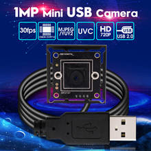 Ominivision-lente M7 de 45 grados, módulo de cámara USB de alta velocidad, Chips OV9712, USB, 32x32mm, tamaño pequeño, 30fps, 1280X720 2024 - compra barato