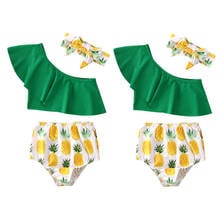 Toddler Kids Baby Girls Tankini Swimwear Swimsuit Bikini Set Bathing Beachwear 0-3Y 2024 - buy cheap