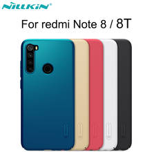 Чехол для Redmi Note 8T NILLKIN, Матовый Жесткий чехол-накладка из поликарбоната для Xiaomi Redmi Note 8, зеркальный держатель для телефона в подарок 2024 - купить недорого
