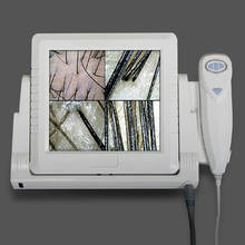 5.0MP цифровой анализатор кожи волос увеличительное стекло с 8-дюймовым CCD экраном LED подсветкой все-в-одном машина Лупа 2024 - купить недорого