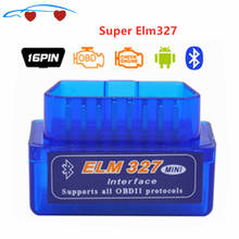 Super MINI ELM327 OBD2 Code Reader Bluetooth V2.1 Diagnostic Tool ELM 327 Multi-Language Works ON Android/PC ELM327 Interface 2024 - buy cheap