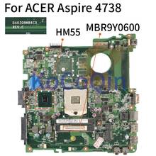 MBR9Y0600-placa base para portátil ACER Aspire 4738, 4738G, 4738Z, 4738ZG, DA0ZQ9MB6C0, HM55, PGA989, DDR3 2024 - compra barato