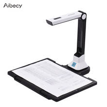 Aibecy BK50 Portable 10 Mega-pixel Book Scanner High Definition Document Scanner with Hard Plastic Plate for A4 File Scanner 2024 - buy cheap