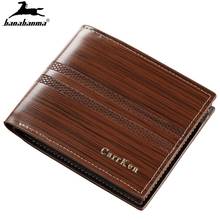 men's wallets short Three fold small man wallet mini clutch mens  natural leather erkek cuzdan carteiras purse man's money bag 2024 - buy cheap