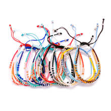 Multicolored Three Layers MIYUKI Glass Seed Beads Adjustable Bracelet Women Femme Crystal Draw String Knot Triple Boho Jewelry 2024 - buy cheap