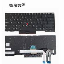 Backlit English keyboard for Lenovo Thinkpad E480 E485 L480 L380 T490 E490 E495 L490 T495 yoga L390 T480S P43S 01YP360 US 2024 - buy cheap