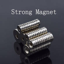 Neodymium Magnet Rare Earth small Strong Round magnet with hole permanent fridge Electromagnet NdFeB nickle magnetic 2024 - buy cheap