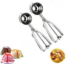 5CM Cookie Scoop Ice Cream Spoon 18/8 Stainless Steel Mash Potato Spoon Biscuit Dough Dish Watermelon Scoop 2024 - buy cheap