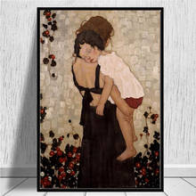 Abstract Style "Mother And Child" by Famous Gustav Klimt Canvas Painting Wall Art Prints Picture For Living Room Decor Cuadros 2024 - buy cheap