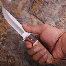 8.62''/6.30'' Fixed Blade Hunting Knife Survival Tactical Knife Wood Handle Self-defense Hiking Outdoor Knives Camping Tools 2024 - buy cheap