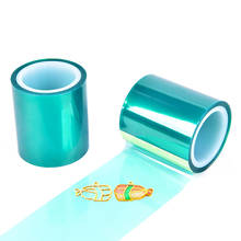 Rollo de cinta adhesiva sin costuras para marco de Metal hueco, herramienta de resina UV, molde de silicona transparente para uñas, 1 unidad 2024 - compra barato