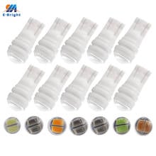 YM e-bright-bombillas Led de cerámica para coche, lámpara de matrícula, 3 SMD, blanco, azul, rojo, verde, 12V, T10, W5W, 194, 168, 2835, 10 Uds. 2024 - compra barato
