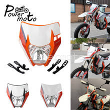 Faro para Motocross Enduro MX Dirt Pit Bike, lámpara para correr para EXC-F sixdays 250 350 450 XC XCF XCW, luz deportiva Dual Universal 2024 - compra barato