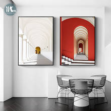 Maeham Nordic Abstract building church wall art Canvas Painting Prints Posters for Living Room porch Morden art Home Decor 2024 - buy cheap