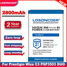 Melhor marca 100% nova bateria 2800mah psp3503duo, para prestigio wize c3 psp3503 duo psp 3503, boa qualidade 2024 - compre barato