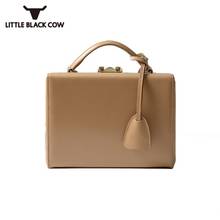 Designer Women 2022 New Box Flap Shoulder Bag High Quality Leather Handbag Small Packing Totes Ladies Party Lock Crossbody Bags 2024 - buy cheap