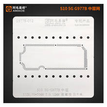 Amaoe BGA Reballing Stencil for S10 Note10 Middle Layer 0.12mm 0.1mm Motherboard stencil 2024 - buy cheap