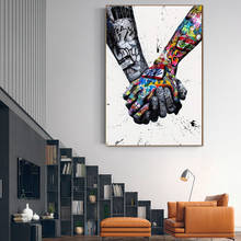 Pintura de arte em tela para sala de estar, posteres e impressões, arte de parede, imagem de arte para sala de estar 2024 - compre barato