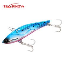 TSURINOYA Fishing Lure Metal VIB DW38A Long Distance Casting Bulgy Head Metal Bait 70mm 18g Ice Jigging Wobbler Swimbait 2024 - buy cheap