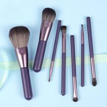 7 PCS Makeup Brush Set Beauty Cosmetic Tools Eye Shadow Brush Face Powder Brush Portable Simple Makeup Brush Set 2024 - buy cheap