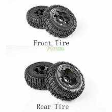 Knobby Tire Front or Rear Wheel Tyres Assembly Set Fit for 1/5 HPI ROFUN ROVAN KM BAJA 5T 2024 - buy cheap