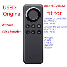 Controle remoto cv98lm original/substituto, usado para amazon 1 e 2 ° geração fire tv stick e fire tv box sem função de voz 2024 - compre barato