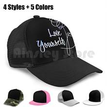 -Love Yourself-gorra de béisbol con estampado informal, malla ajustable, Unisex, Jeon Jungkook Army J Hope Kim 2024 - compra barato