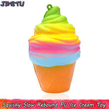 Ice Cream Squishy Toys for Children Simulated Food Slow Rising Lovely Anti Stress Squishies Toys Pendant Home Party Decoration 2024 - buy cheap