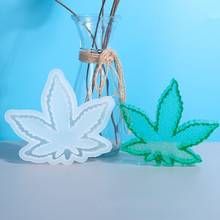 Crystal Epoxy Resin Mold DIY Crafts Maple Leaf Ashtray Casting Silicone Mould 2024 - buy cheap