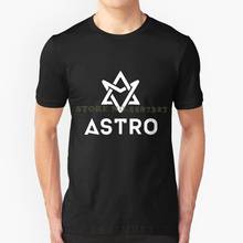 Astro - Logo Fashion Vintage Tshirt T Shirts Astro K Pop Rookie Group Boy Group Debut Mj Jin Jin Cha Eunwoo Moonbin Rocky Yoo 2024 - buy cheap