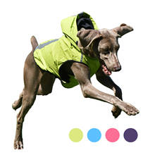 Pet Dog Raincoat Reflective Dog Vest Jacket For Small Medium Large Dogs Waterproof Clothes Outdoor Pet Jacket Ropa Para Perros 2024 - купить недорого