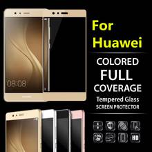 Закаленное стекло с полным покрытием 0,26 мм для Huawei P10 P9 Lite Mini Mate 10 Pro P8 Lite, Honor 8 Lite 7X 6X, Защитная пленка для экрана 2024 - купить недорого