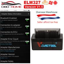 OBD2 mini ELM327 OBD2 V1.5 V2.1 Car Diagnostic Tool ELM 327 OBD 2 code reader Scanner Work Android/Windows 12V Diesel 2024 - buy cheap