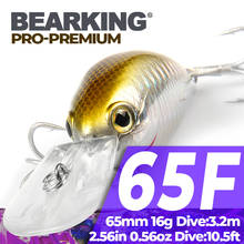Perfect Bearking Hot Model Promotion no benifit fishing lures 65mm 16g dive 3.2m each lot 5pcs different randomly colors 2024 - buy cheap