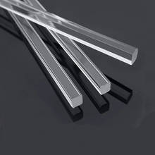 1pcs 15mmx15mm Acrylic square stick plexiglass rod acrylic transparent quartet baton PMMA lamp lighting 100/200/300mm long 2024 - buy cheap