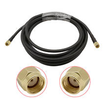 Enchufe macho RP SMA a macho RP SMA, conector RF RG58, cable de extensión Coaxial, conectores de Cables de puente 2024 - compra barato