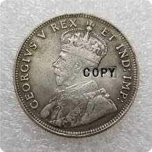 Восточная Африка 1921 г., копия Флорина, памятные монеты-копия монет, Классическая медаль 2024 - купить недорого