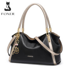 FOXER Women's Genuine Leather Handbag Lady Bling Large Capacity Shoulder Bag Brand Design Purse Female Top Handle Tote 2024 - buy cheap