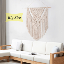 Big Size Macrame Tapestry Wall Hanging Bohemian Chic Handicrafts Woven Tapestry Modern Boho Living Room Bedroom Wall Decoration 2024 - buy cheap