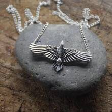 Винтажное ожерелье с подвеской в виде кельтского летящего орла, норвежский викинг, птицы языческие украшения 2024 - купить недорого
